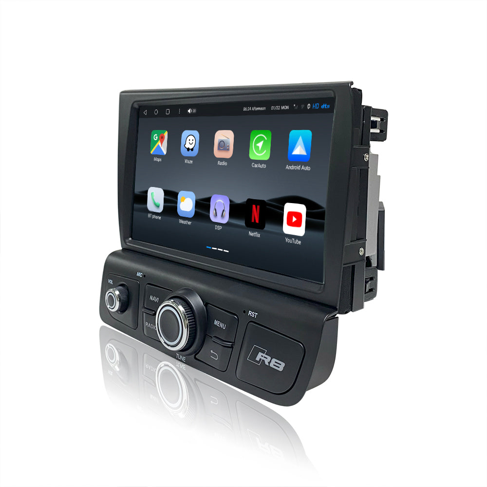 Audi R8 V8 V10 Gen1 2007-2015 New Android 13 Head Unit Touch Screen with CarPlay