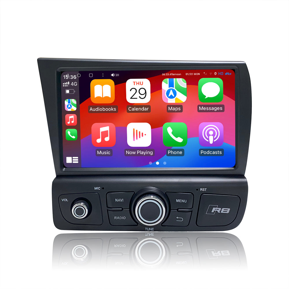 Audi R8 V8 V10 Gen1 2007-2015 New Android 13 Head Unit Touch Screen with CarPlay