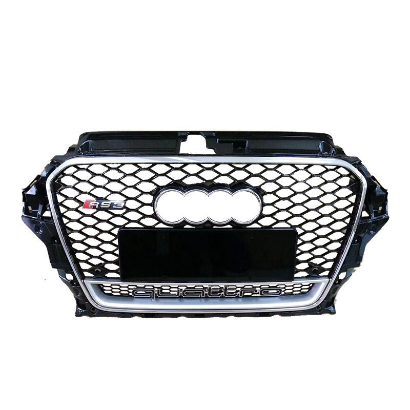 Audi A3 S3 8V 2013-2016 RS3 Quattro Style Hex Mesh Front Grille
