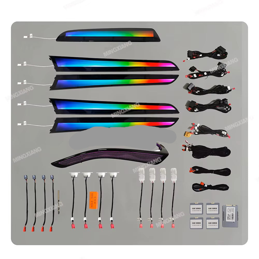 Audi A4 B8 2009-2016 Dynamic Ambient Lighting & Carbon Fiber Kit