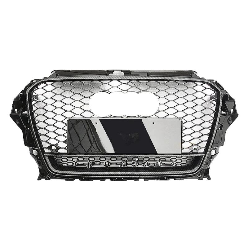 Audi A3 S3 8V 2013-2016 RS3 Quattro Style Hex Mesh Front Grille