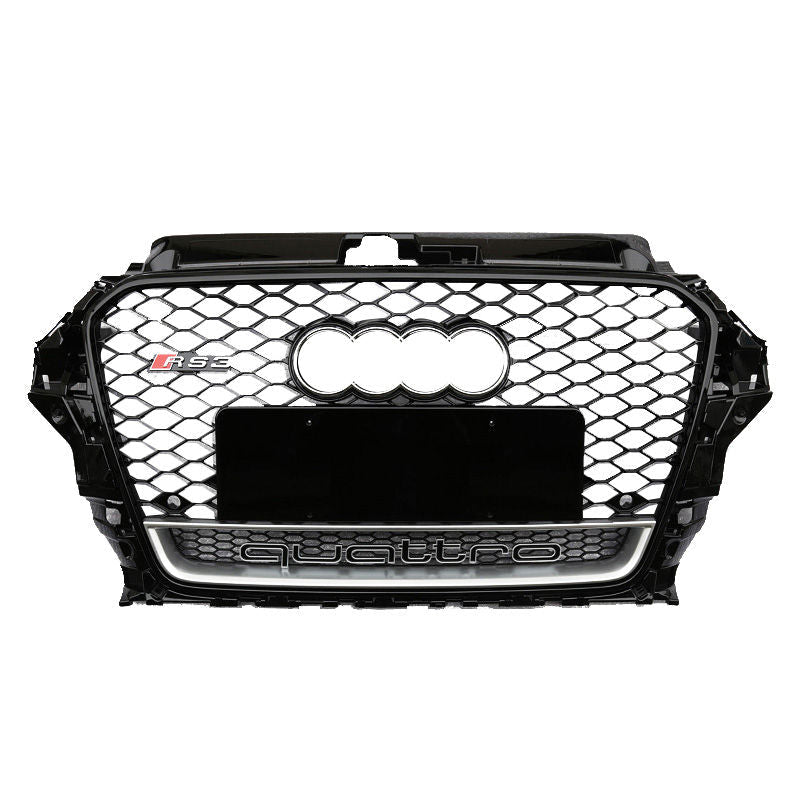 Audi A3 S3 8V 2013-2016 RS3 Quattro Style Hex Mesh Front Grille