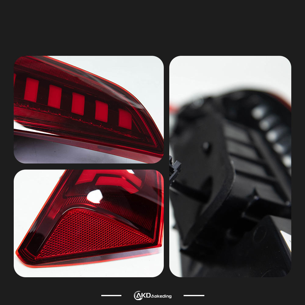 For Audi Q5 Led Tail Light Taillights 2008-2018 Dynamic Signal Animation Rear Lamp Stop Brake Reverse Automotive Accessories