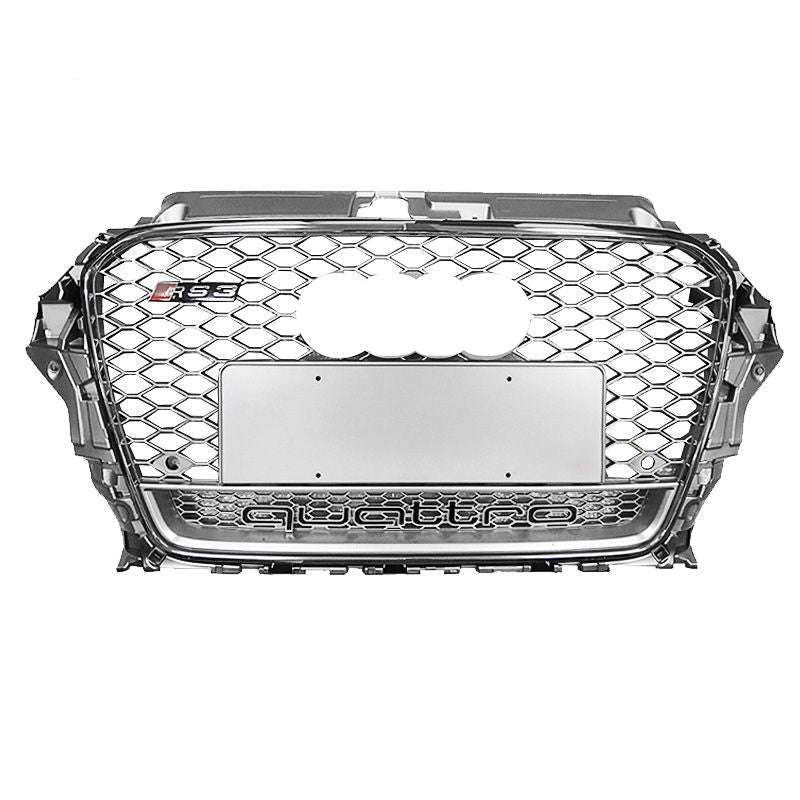 Audi A3 S3 8V 2013-2016 RS3 Quattro Style Hex Mesh Front Grille