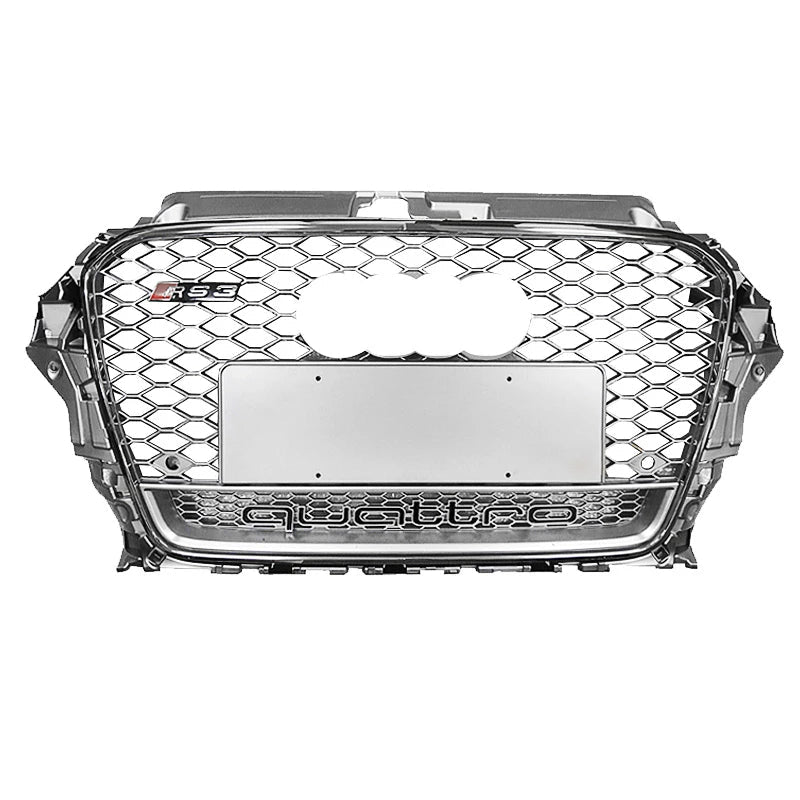 Audi A3 S3 8V 2013-2016 RS3 Quattro Style Hex Mesh Front Grille