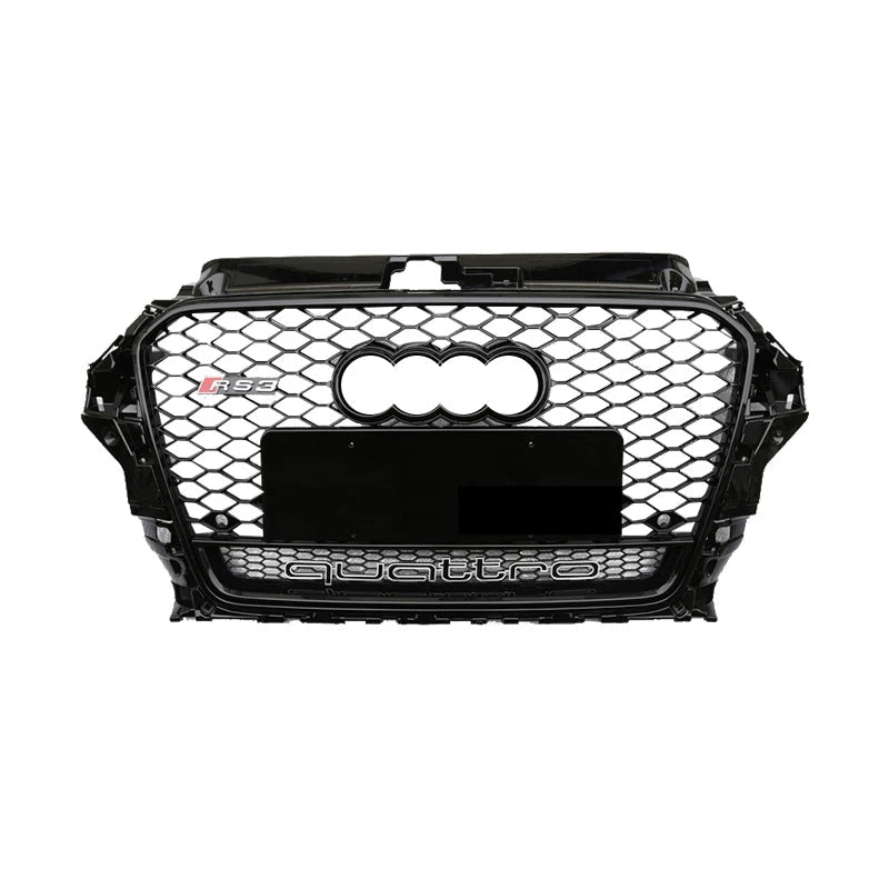 Audi A3 S3 8V 2013-2016 RS3 Quattro Style Hex Mesh Front Grille
