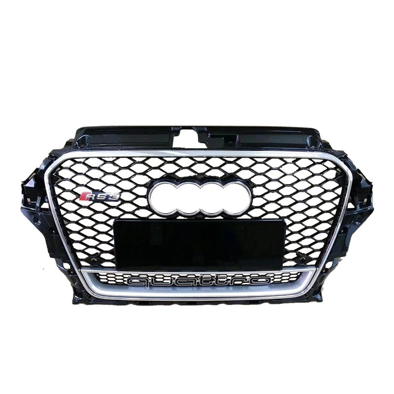 Audi A3 S3 8V 2013-2016 RS3 Quattro Style Hex Mesh Front Grille