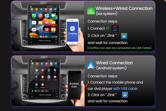 Audi A4 2000-2008 OEM Upgrade CarPlay Android Touchscreen