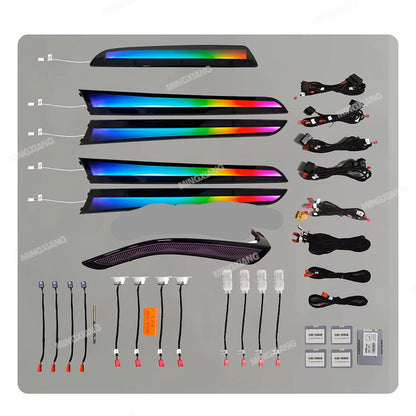 Audi A4 B8 2009-2016 Dynamic Ambient Lighting & Carbon Fiber Kit