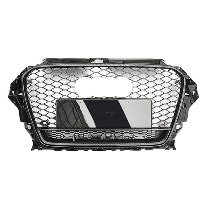 Audi A3 S3 8V 2013-2016 RS3 Quattro Style Hex Mesh Front Grille