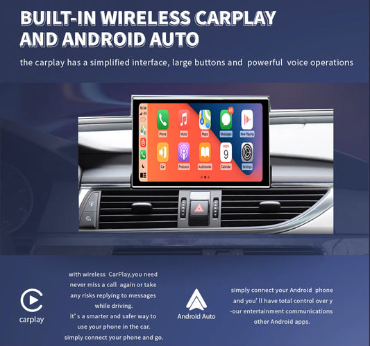 Audi A6 A7 C7 C7.5 2012-2018 OEM Upgrade RMC HNR MHI Touchscreen Android 14 Wifi 4G Multimedia