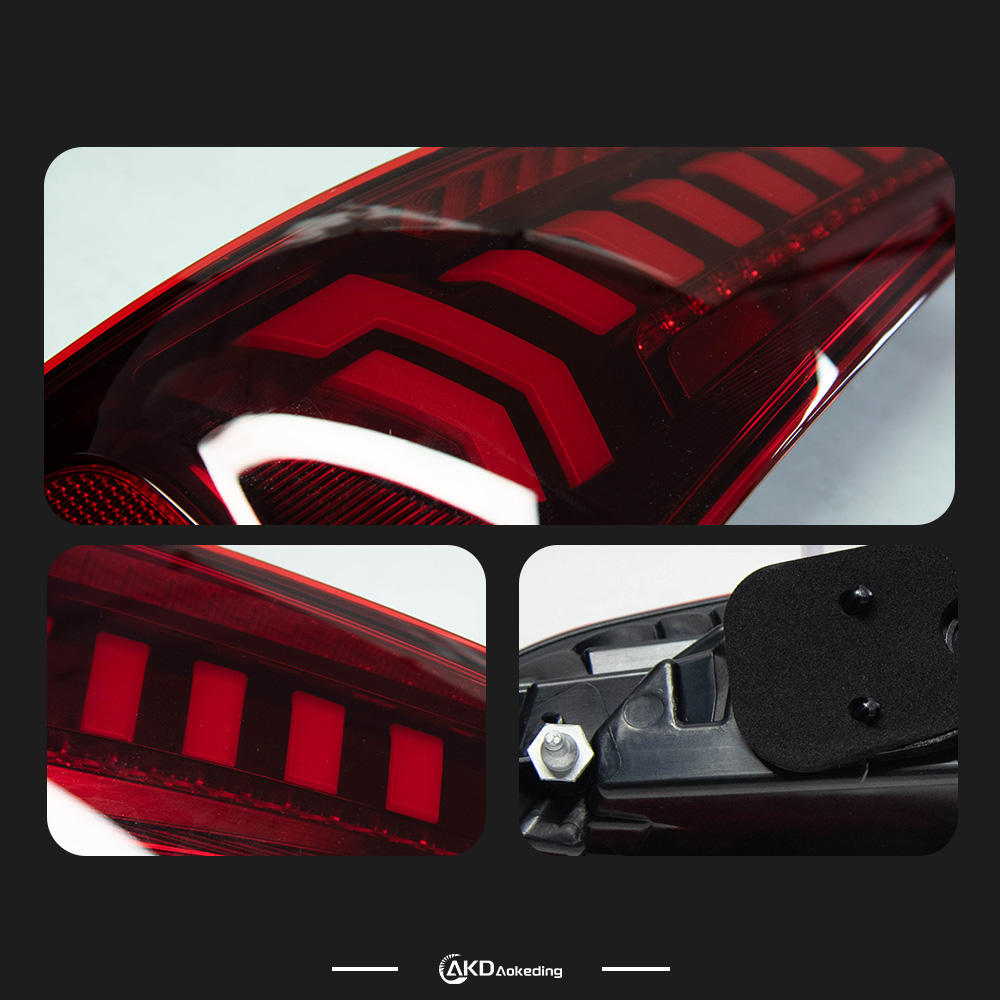 For Audi Q5 Led Tail Light Taillights 2008-2018 Dynamic Signal Animation Rear Lamp Stop Brake Reverse Automotive Accessories