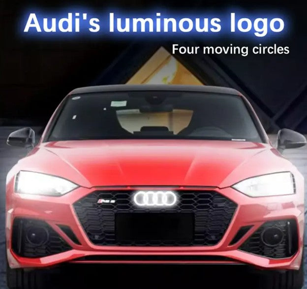 Animated LED Front Audi Grille Rings Light