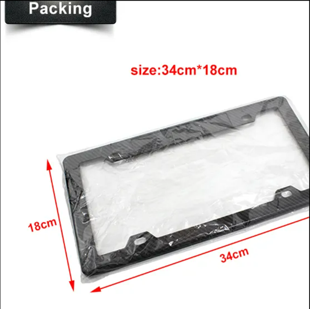 AudiGear Black Aluminum Audi Rings Logo License Plate Frame 2-Pack
