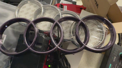 Animated LED Front Audi Grille Rings Light