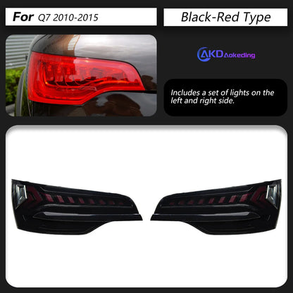 Car Lights for Audi Q7 LED Tail Light 2007-2016 Dynamic Signal Animation Rear Trunk Stop Brake 12V Automotive Accessories