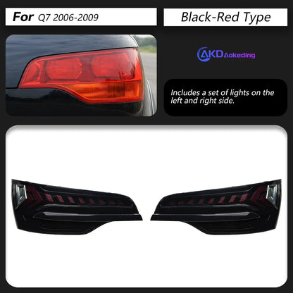 Car Lights for Audi Q7 LED Tail Light 2007-2016 Dynamic Signal Animation Rear Trunk Stop Brake 12V Automotive Accessories